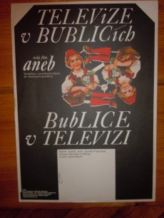 Filmový plakát - Televize v Bublicích aneb Bublice v televizi - 80 Kč